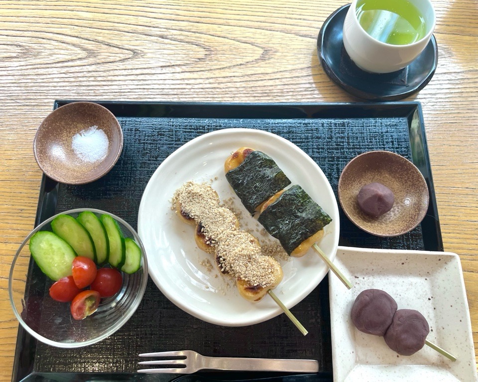 羽二重団子のHABUTAEランチ