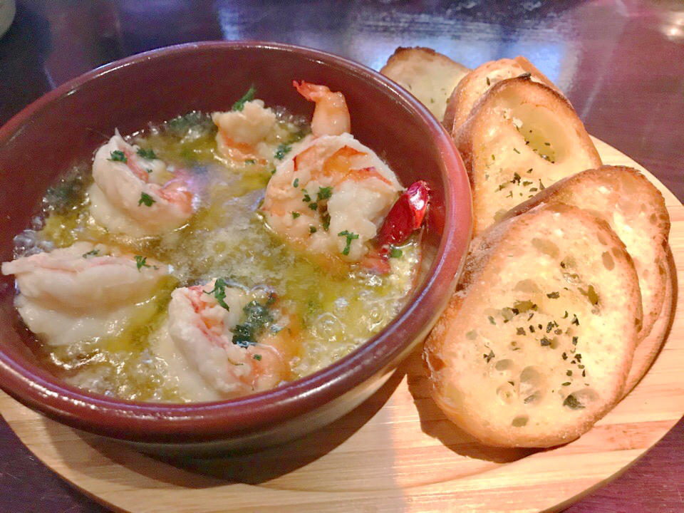 海老のアヒージョ