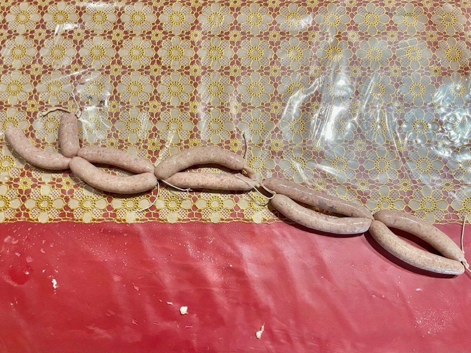 私の作ったソーセージ